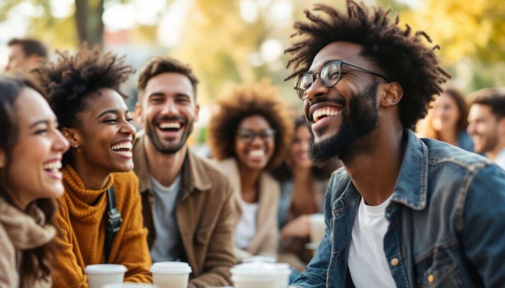 Le persone che ridono forte in pubblico non cercano attenzione : la psicologia spiega il vero meccanismo